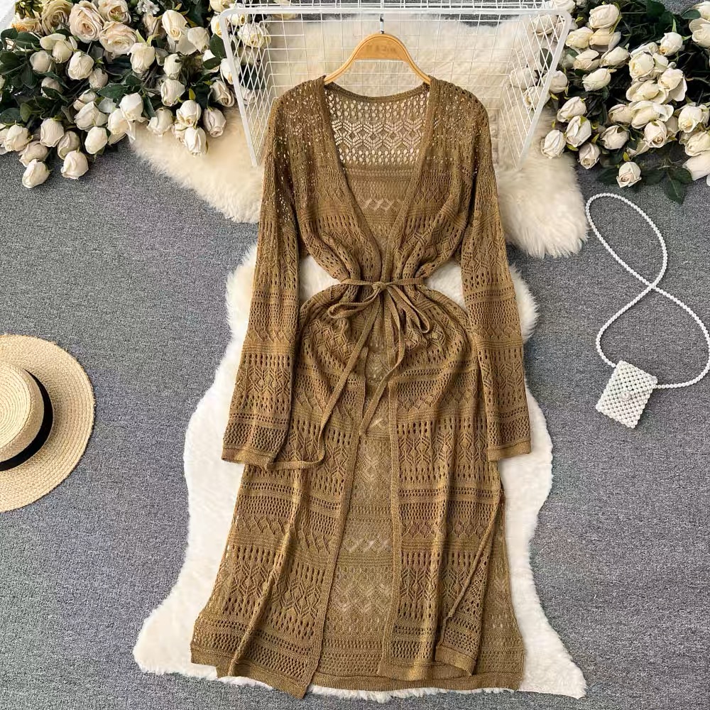 Beach crotchet coverup wrap up KD126 images